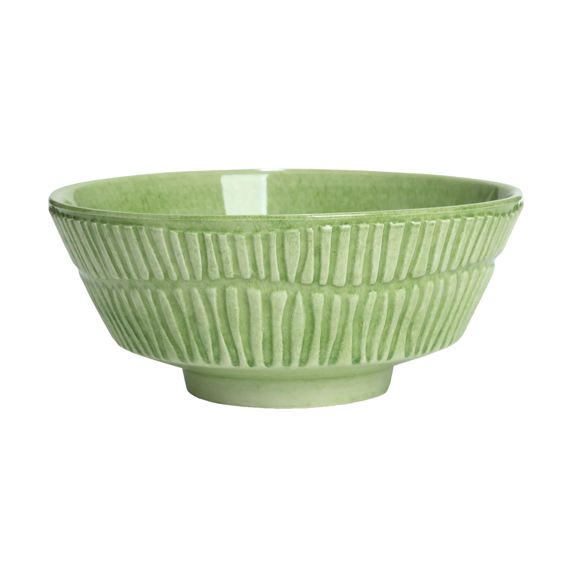 Stripes bowl Ø15 cm, Green Mateus