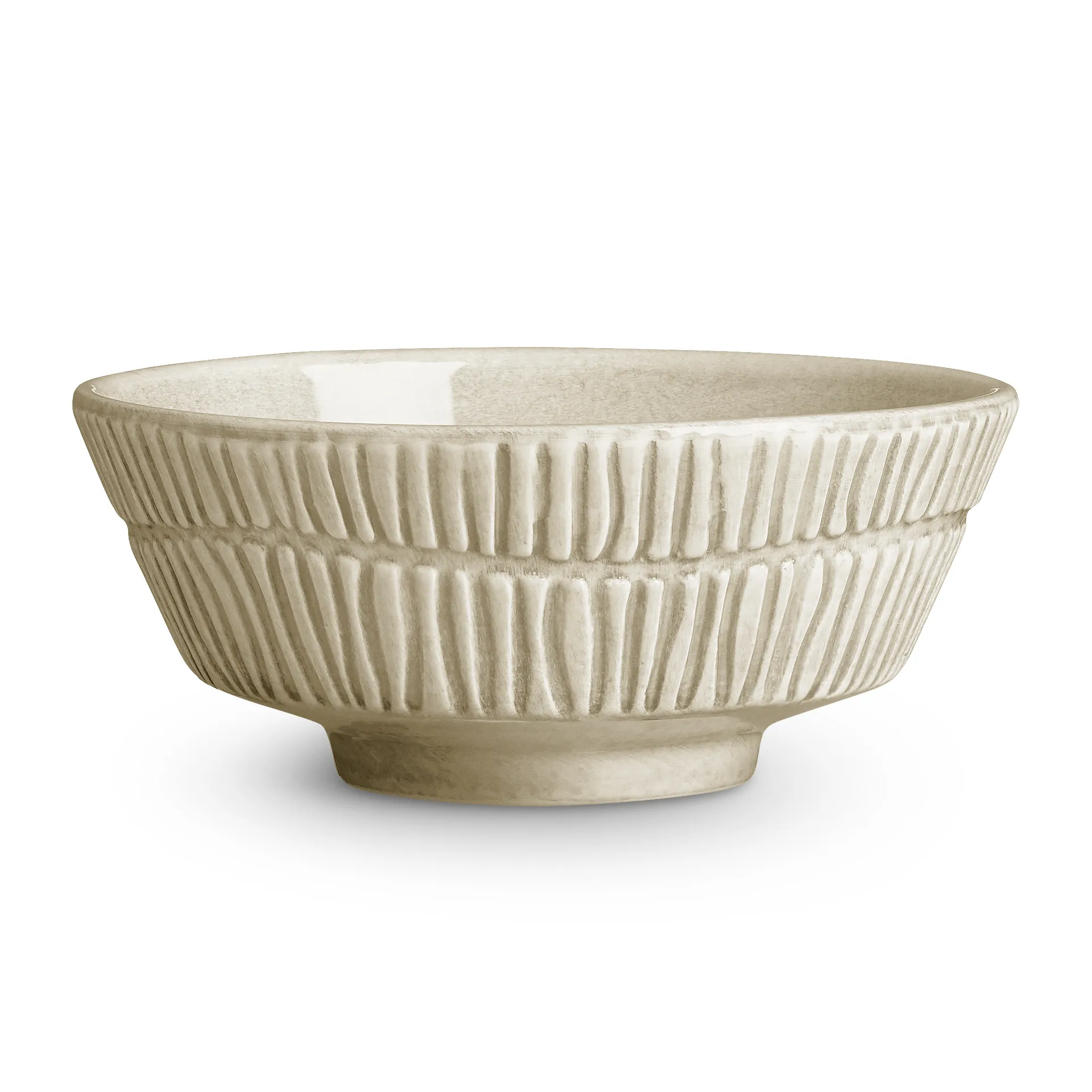 Stripes bowl Ø15 cm, Sand Mateus