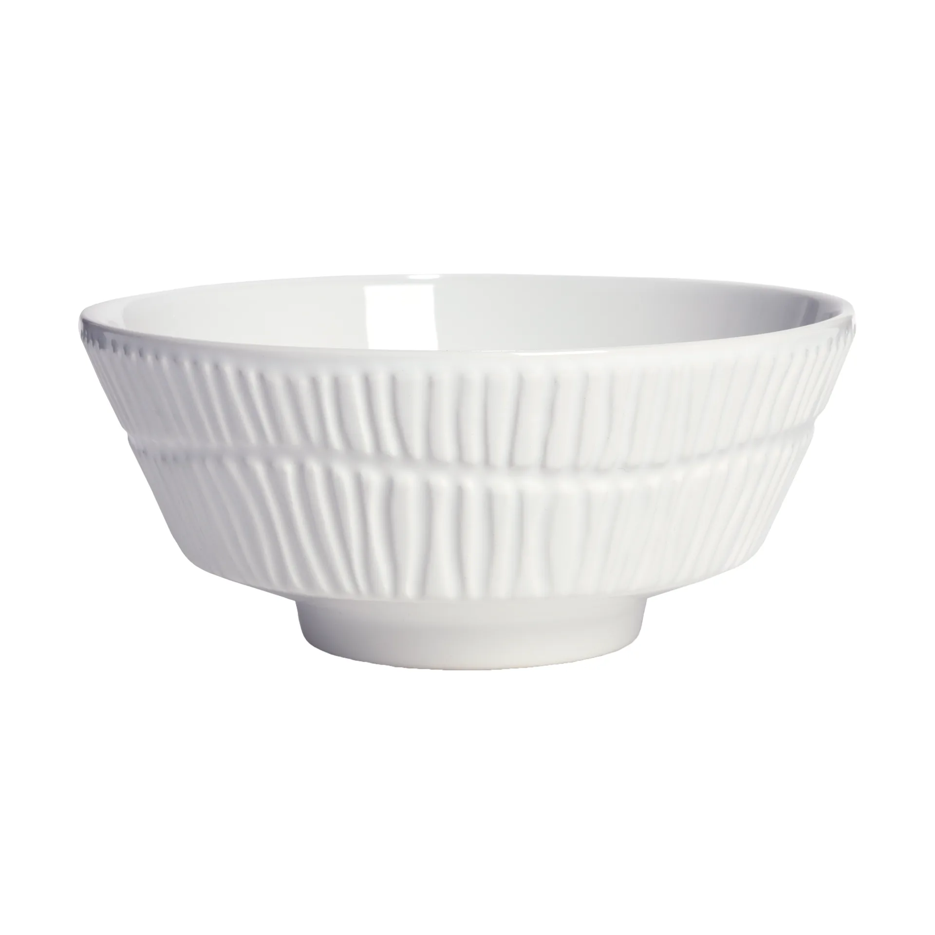 Stripes bowl Ø15 cm, White Mateus