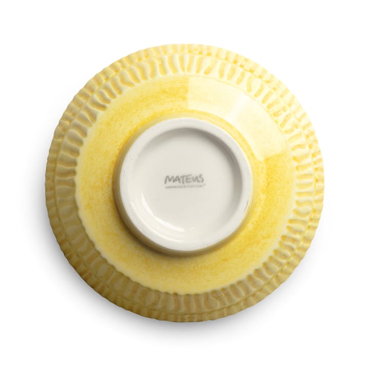 Stripes bowl Ø15 cm, Yellow Mateus
