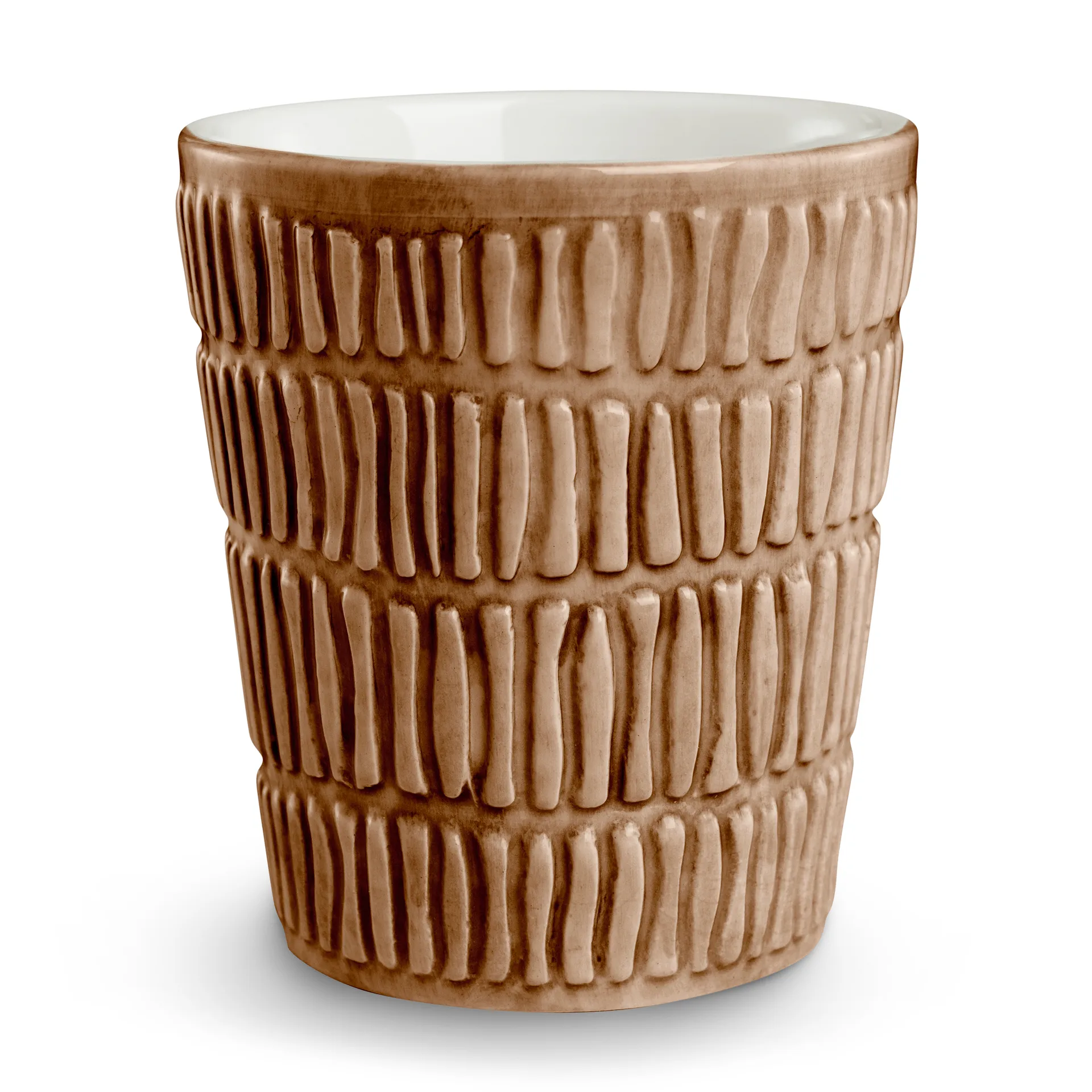 Stripes mug 30 cl, cinnamon Mateus