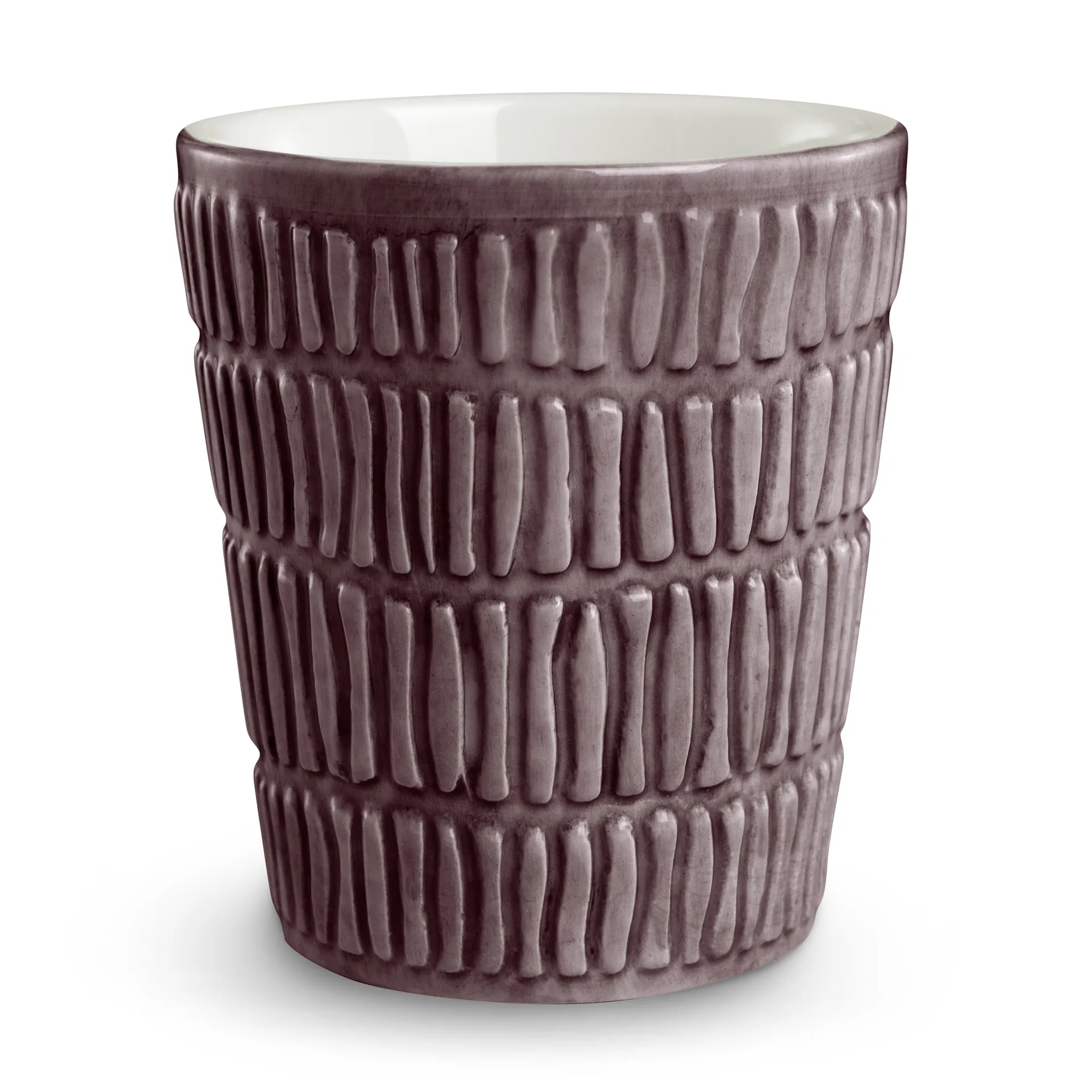 Stripes mug 30 cl, plum Mateus