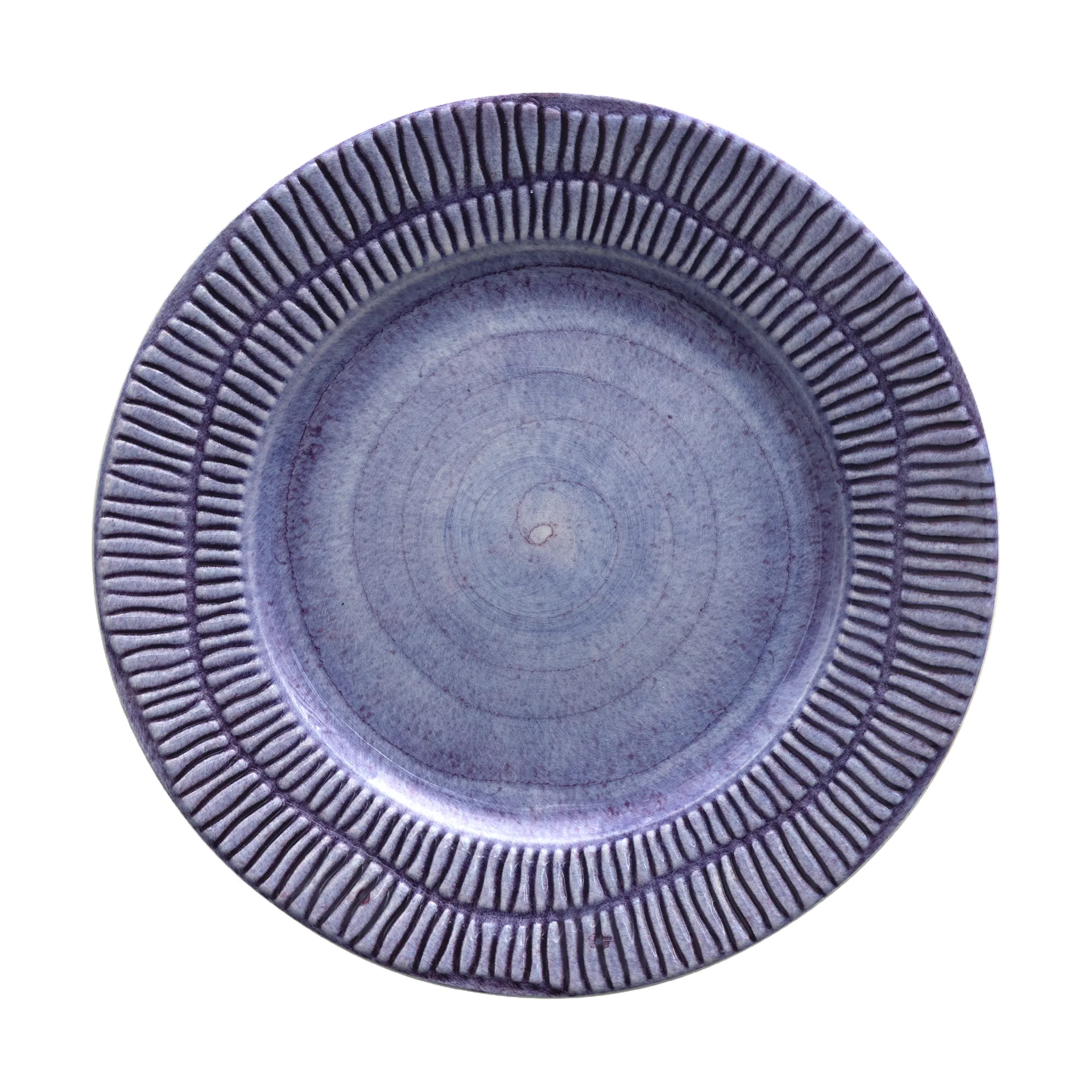 Stripes plate Ø21 cm, Viol Mateus