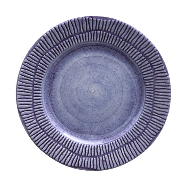 Stripes plate Ø21 cm - Viol - Mateus
