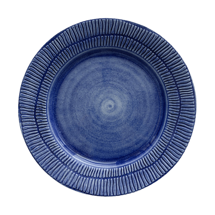Stripes plate Ø28 cm - Blue - Mateus