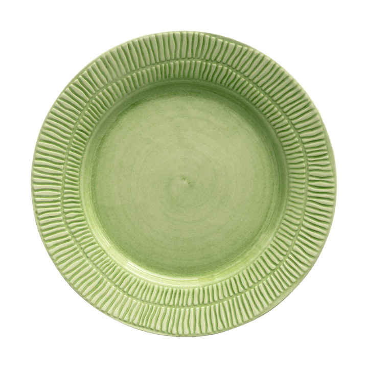 Stripes plate Ø28 cm - Green - Mateus