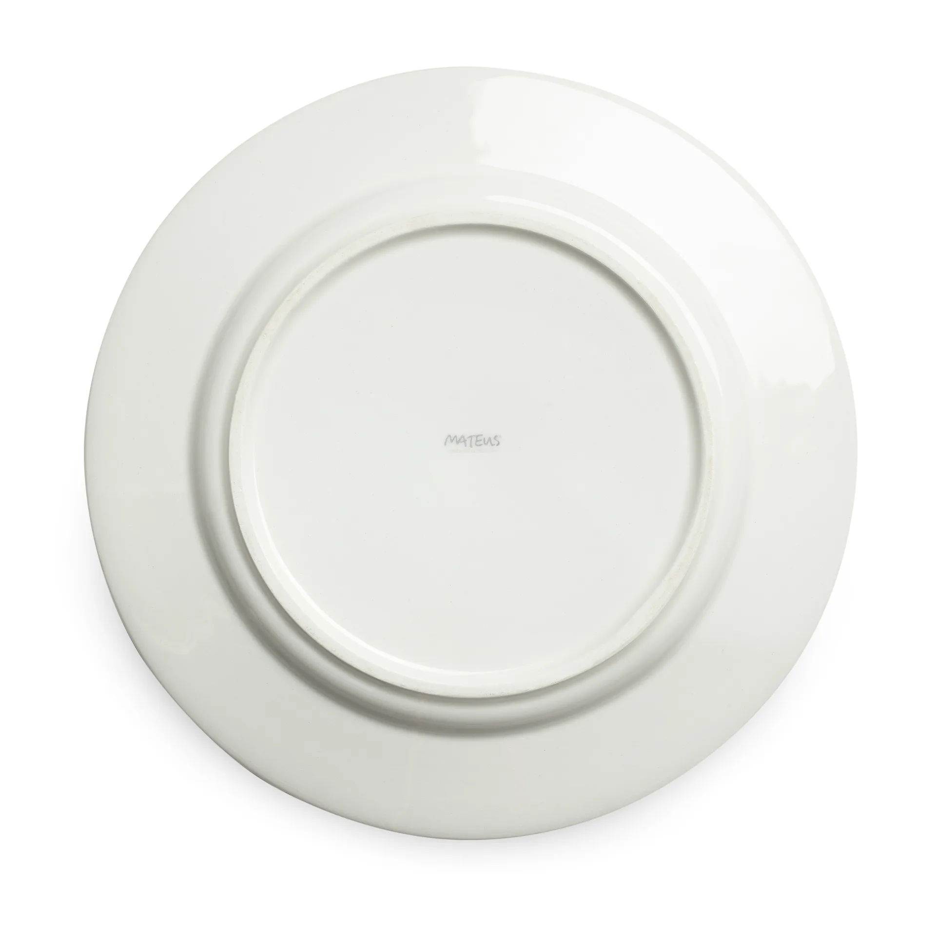 Stripes plate Ø28 cm, Light blue Mateus