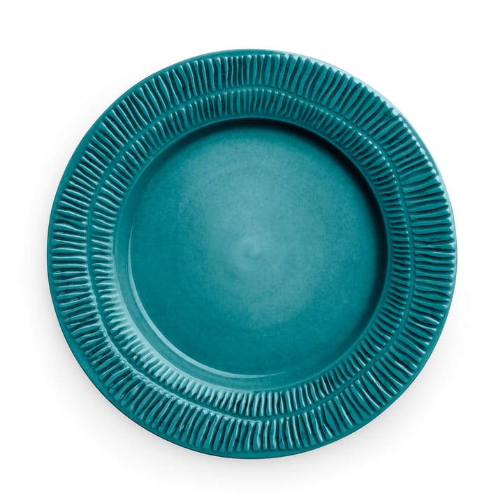 Stripes plate Ø28 cm - ocean - Mateus