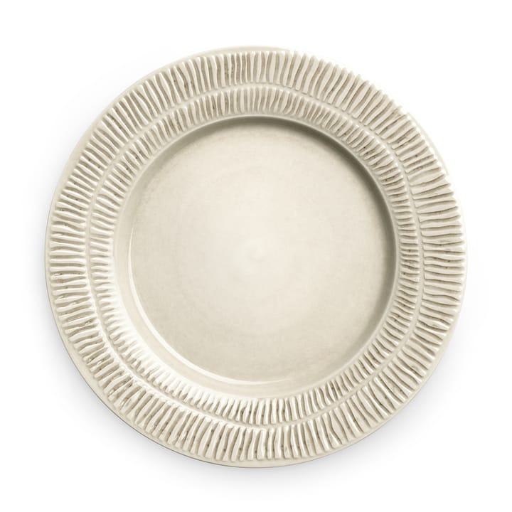 Stripes plate Ø28 cm - sand - Mateus