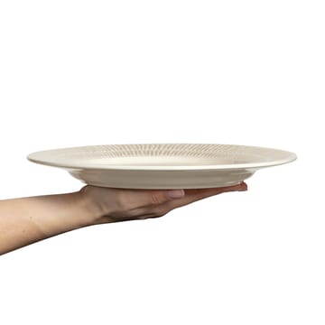 Stripes plate Ø28 cm - sand - Mateus