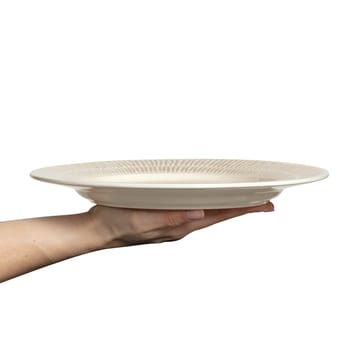 Stripes plate Ø28 cm - sand - Mateus