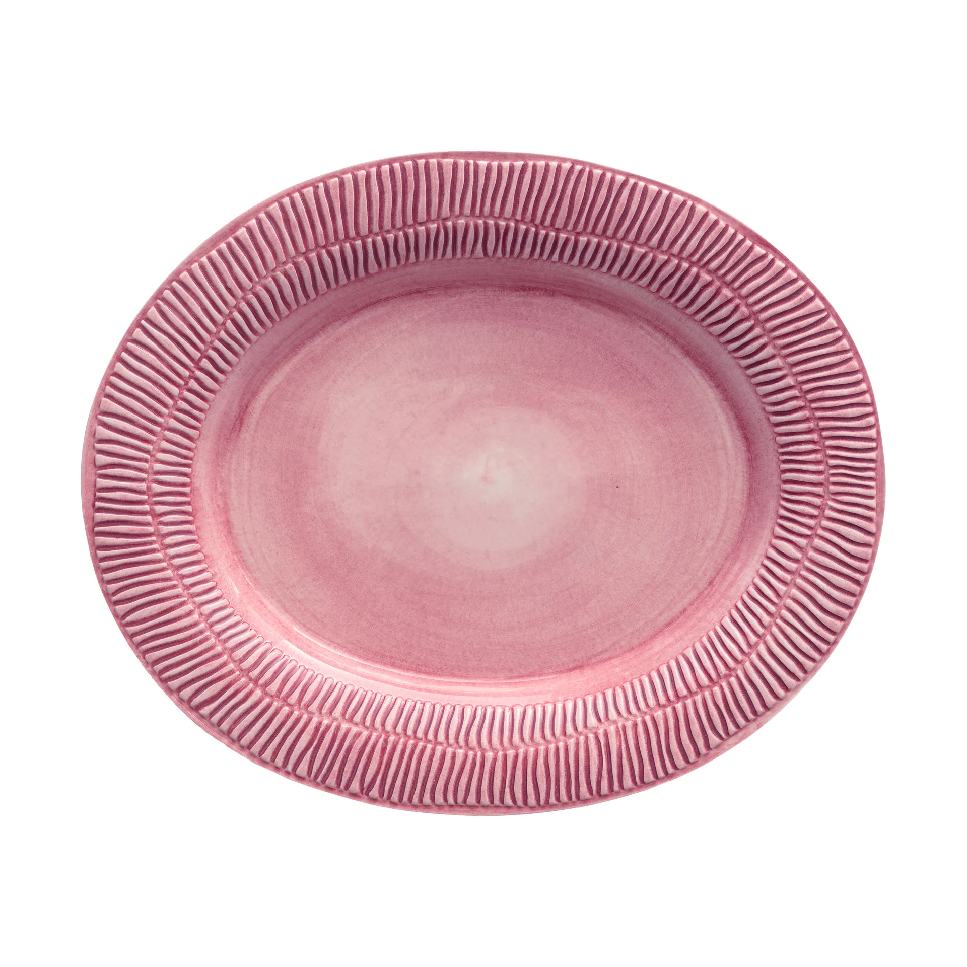 Stripes platter 30x35 cm, Pink Mateus