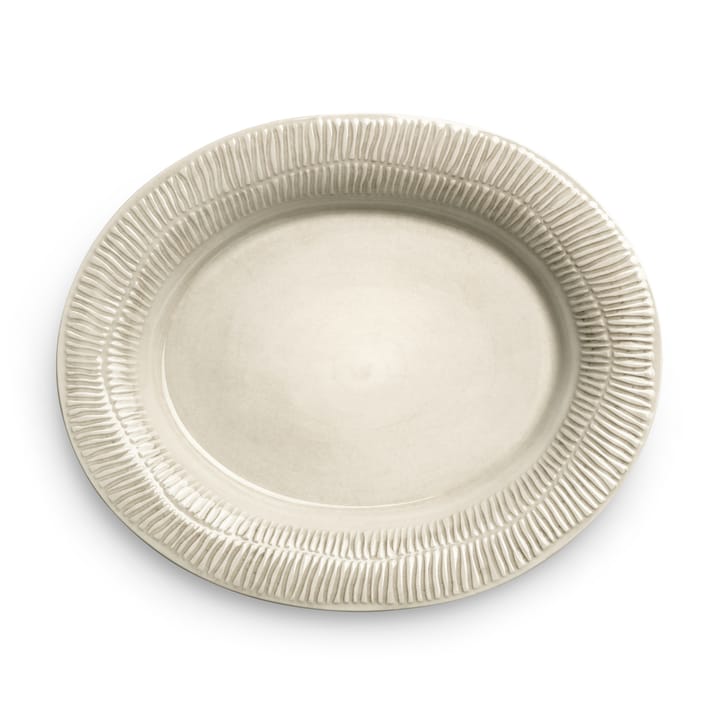 Stripes platter 30x35 cm, sand Mateus