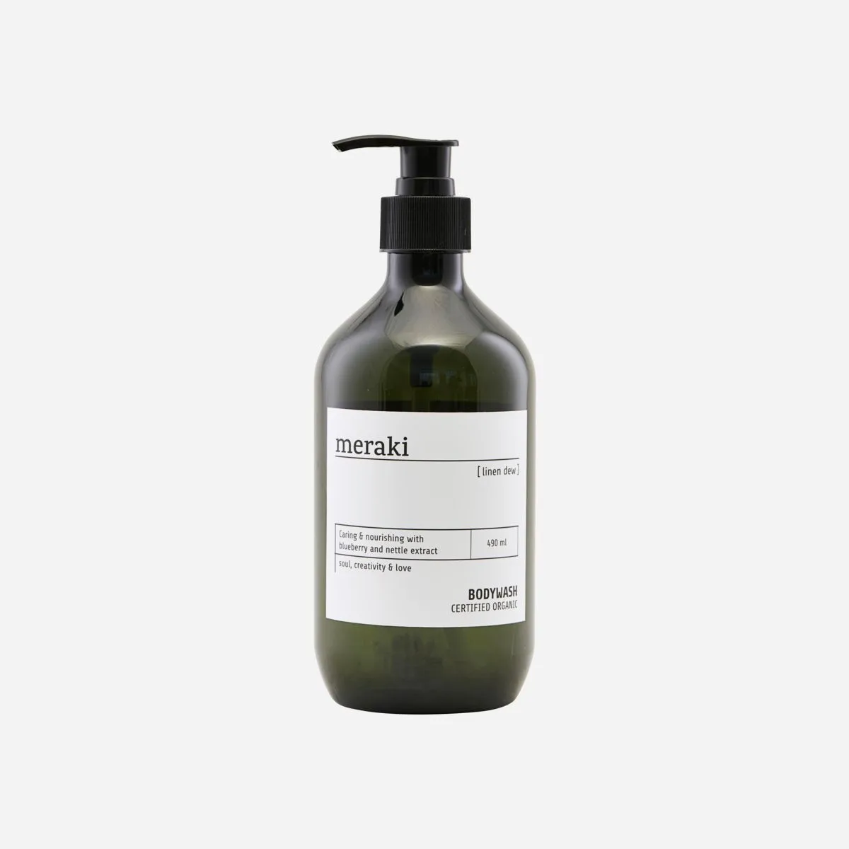 Body wash linen dew, 49 cl Meraki