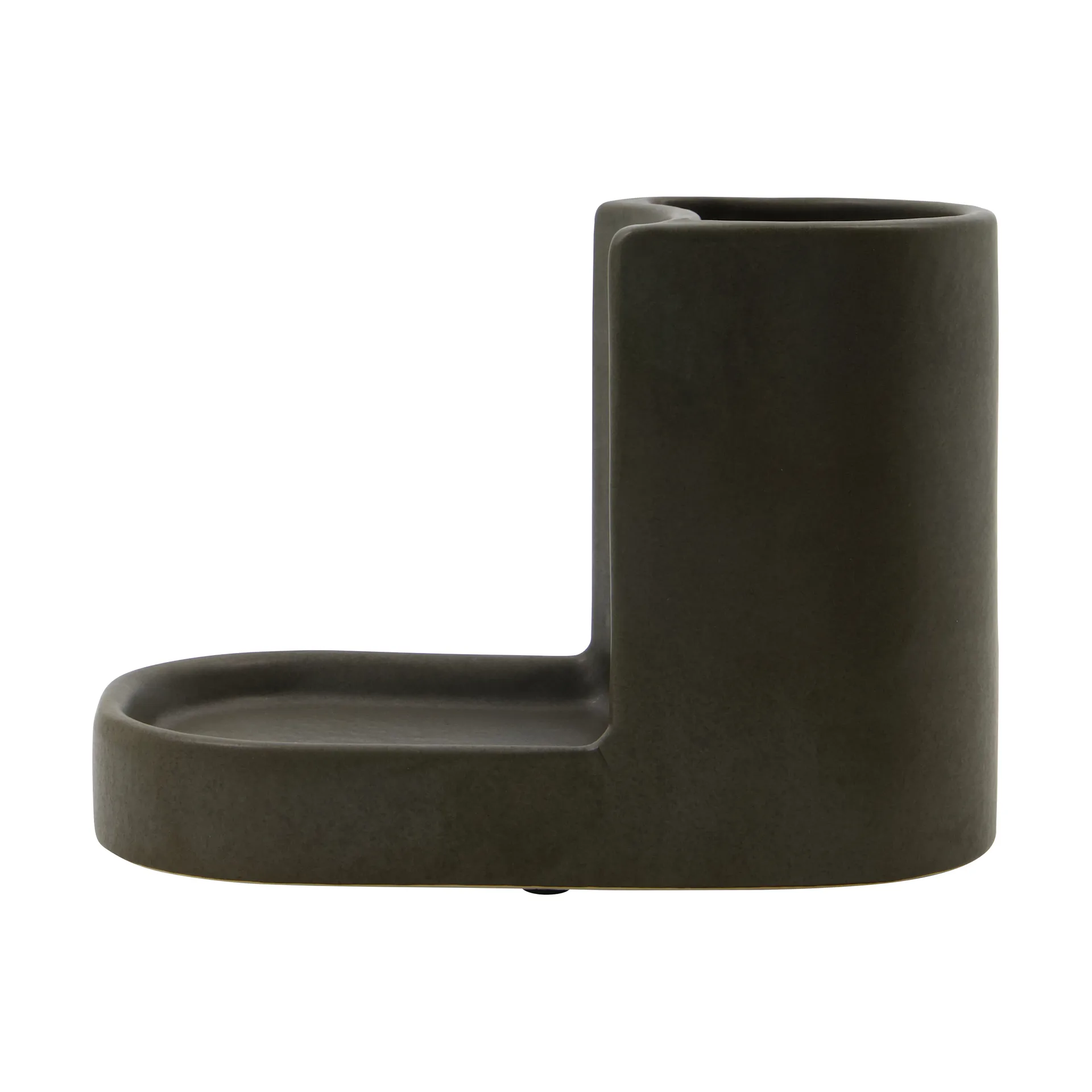 Datura dish brush holder, Dark gray Meraki
