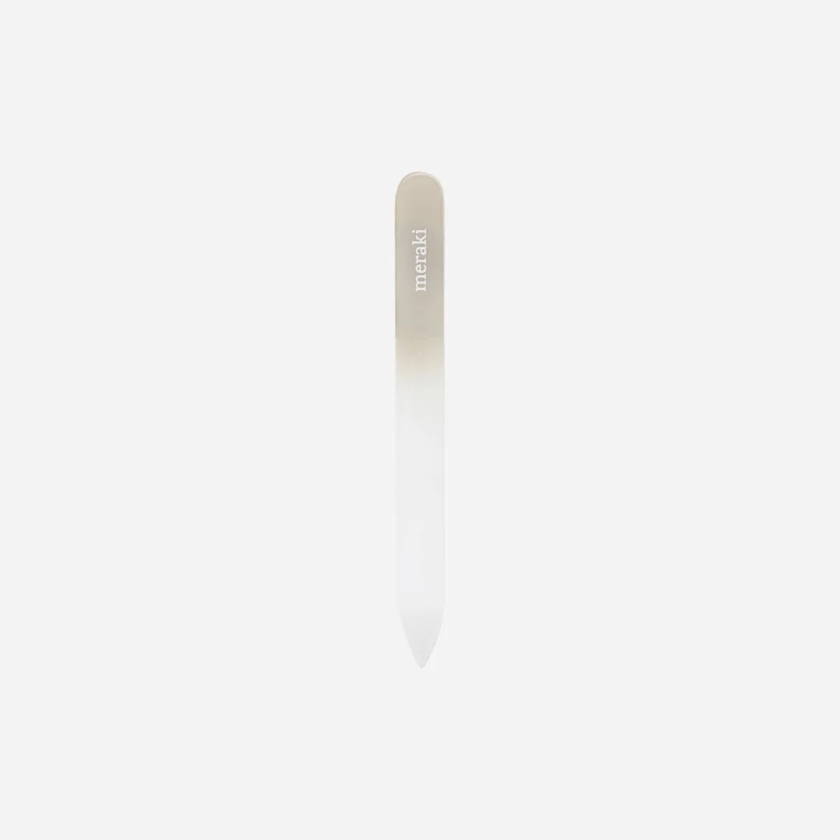 Glass nail file 12 cm, Gray Meraki