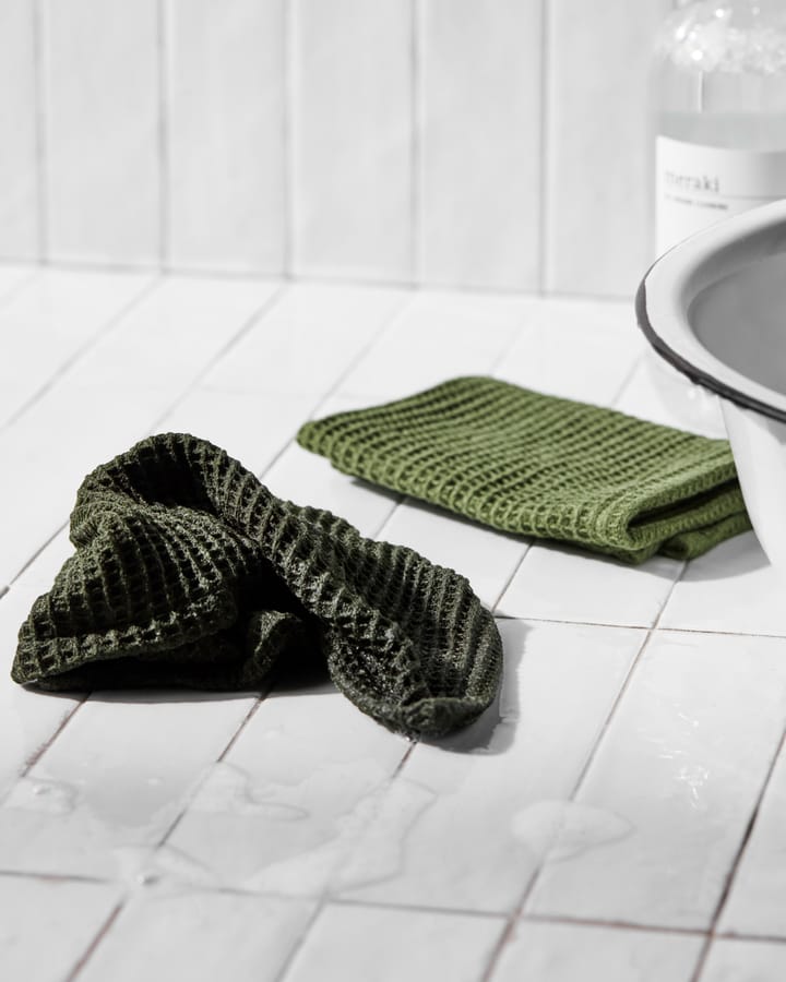Meraki dishcloth 30x30 cm 3-pack, Green Meraki