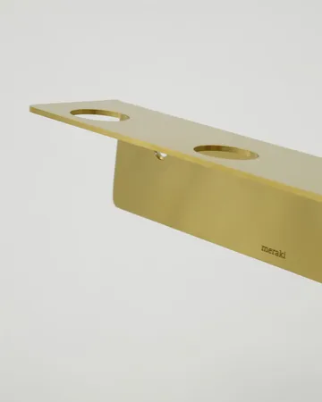Meraki garment steamer - Brushed brass finish, for 3 bottles - Meraki
