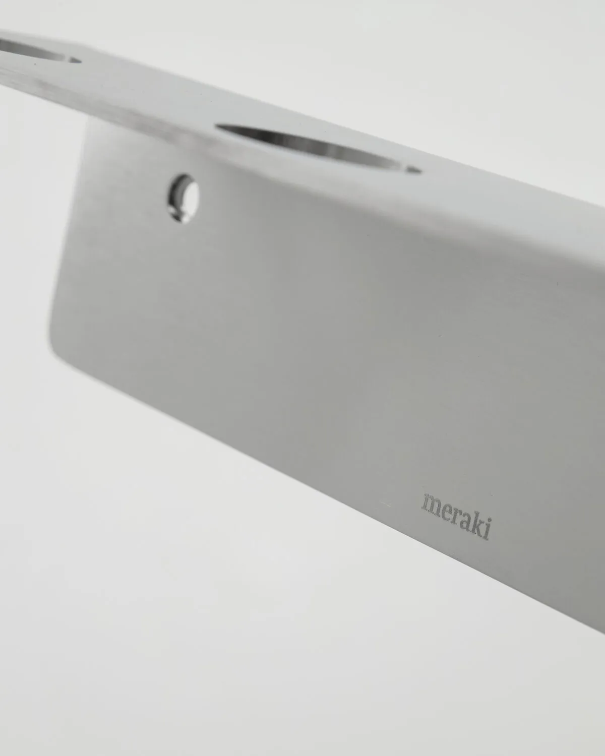 Meraki garment steamer, Brushed silver colour, for 3 bottles Meraki