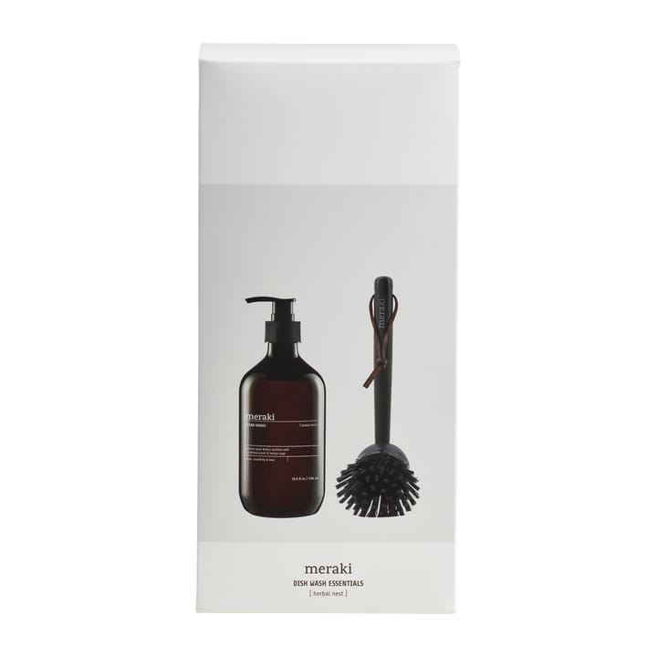 Meraki gift set dish soap and dish brush - Herbal nest - Meraki