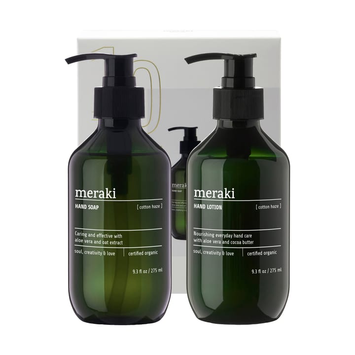 Meraki gift set hand soap with hand lotion - Cotton Haze - Meraki