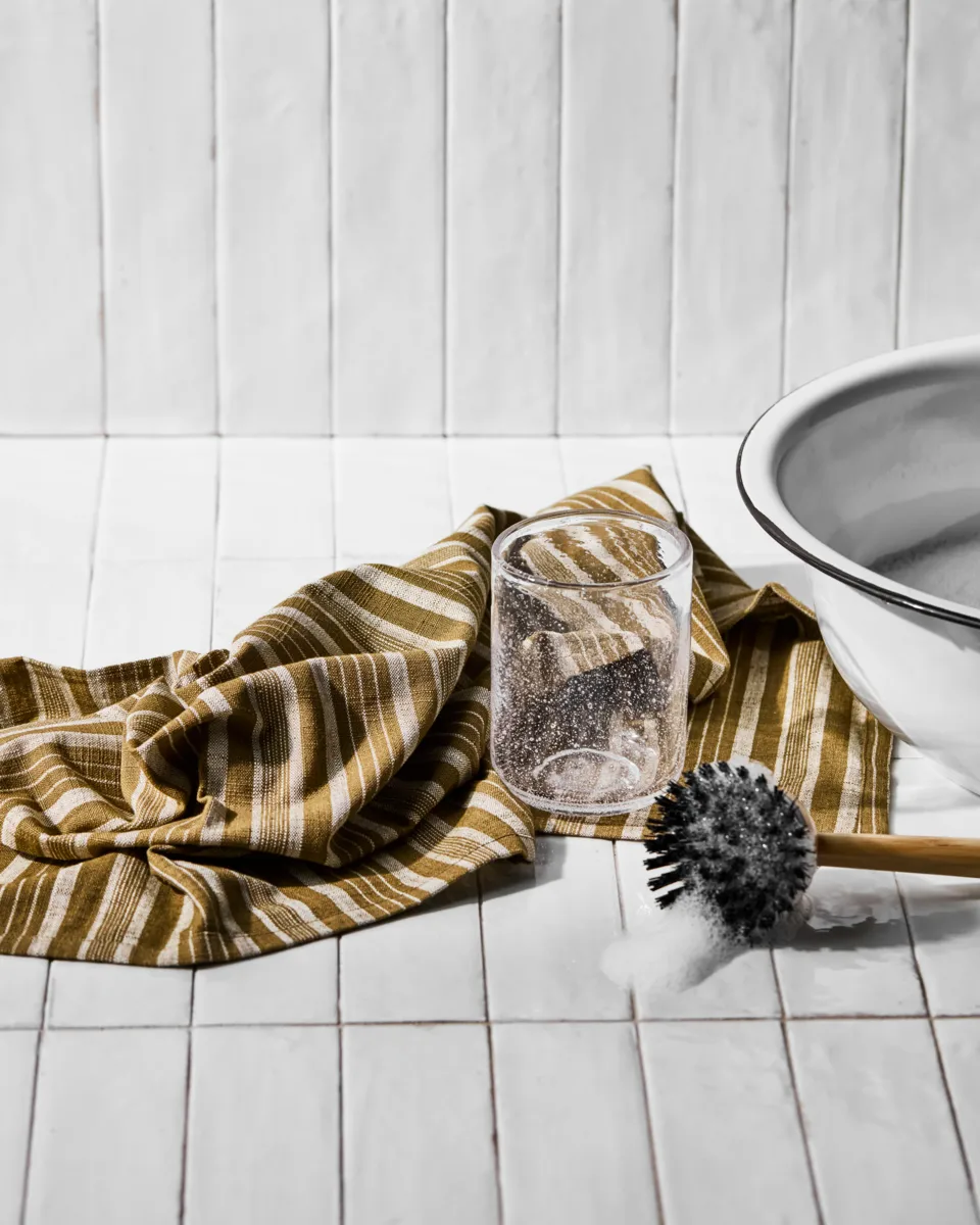 Meraki kitchen towel 50x70 cm 2-pack, Dark olive Meraki