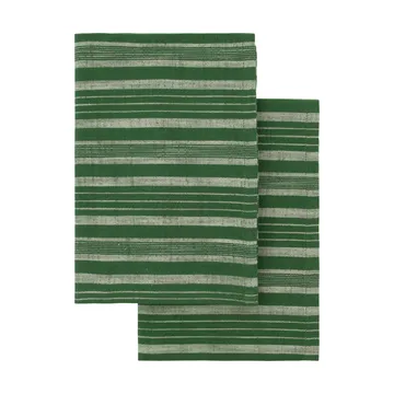 Meraki kitchen towel 50x70 cm 2-pack - Green - Meraki