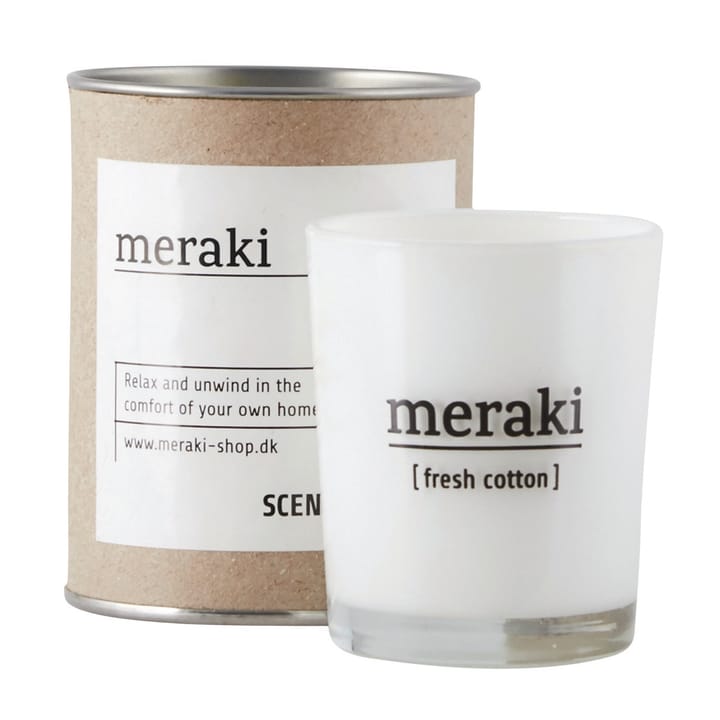 Meraki scented candle 35 hours, Fresh cotton Meraki