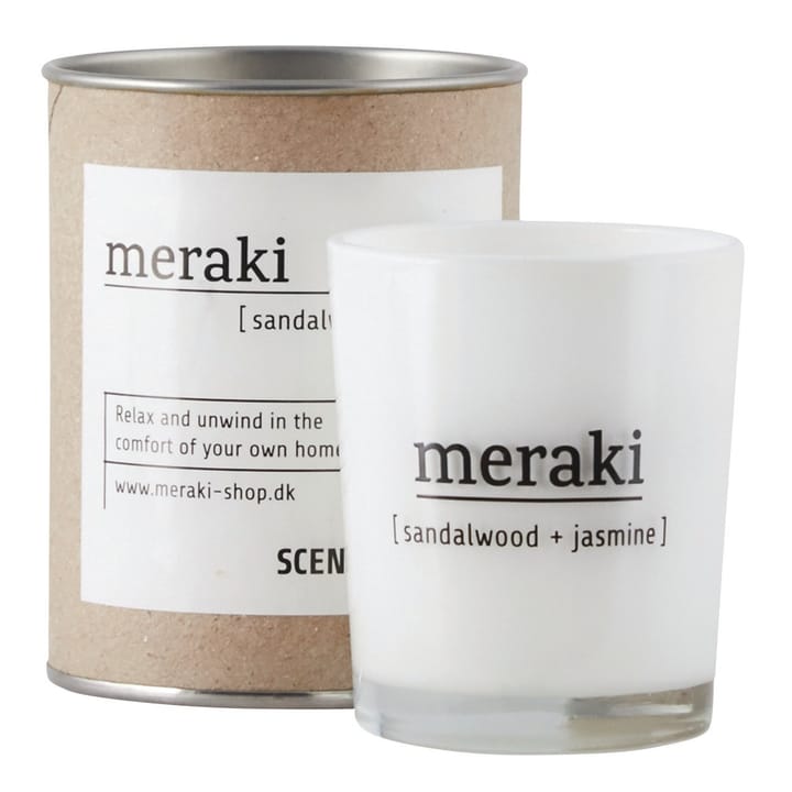 Meraki scented candle 35 hours - Sandalwood-jasmine - Meraki