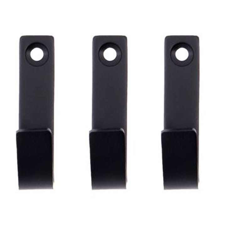 Thapsus hook 3-pack - Brushed black finish - Meraki