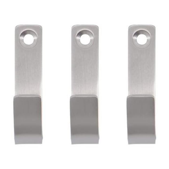 Thapsus hook 3-pack - Brushed steel - Meraki