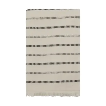 True bath towel - Off-White-black, 70x140 cm - Meraki
