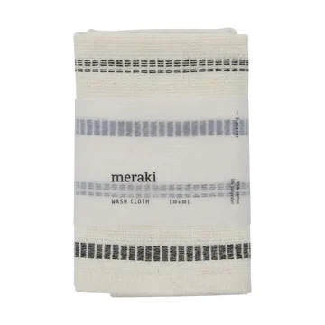 True washcloth 3 pieces - Off-White-black - Meraki