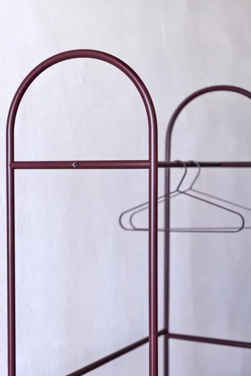 Arch clothes rail - Red, 39x92x186 cm - Mette Ditmer
