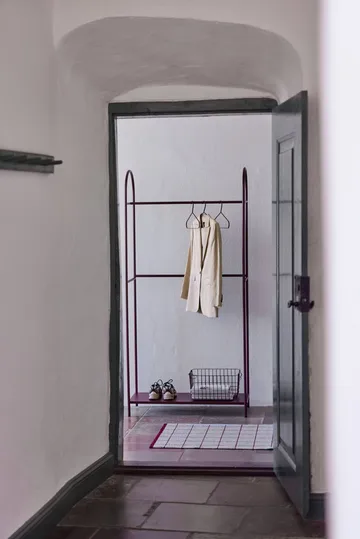 Arch clothes rail - Red, 39x92x186 cm - Mette Ditmer