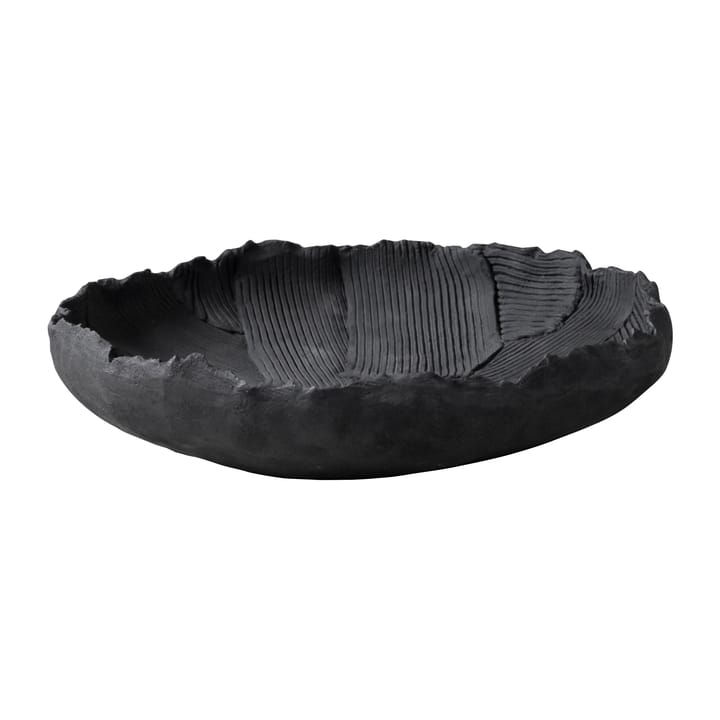 Art piece patch bowl Ø35 cm, Black Mette Ditmer