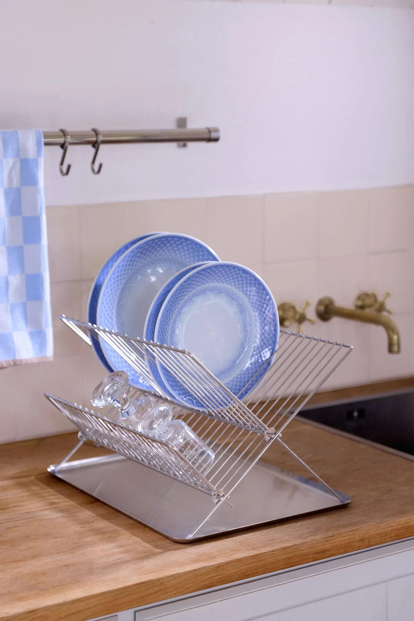 Dry-it dish rack, Silver-coloured Mette Ditmer