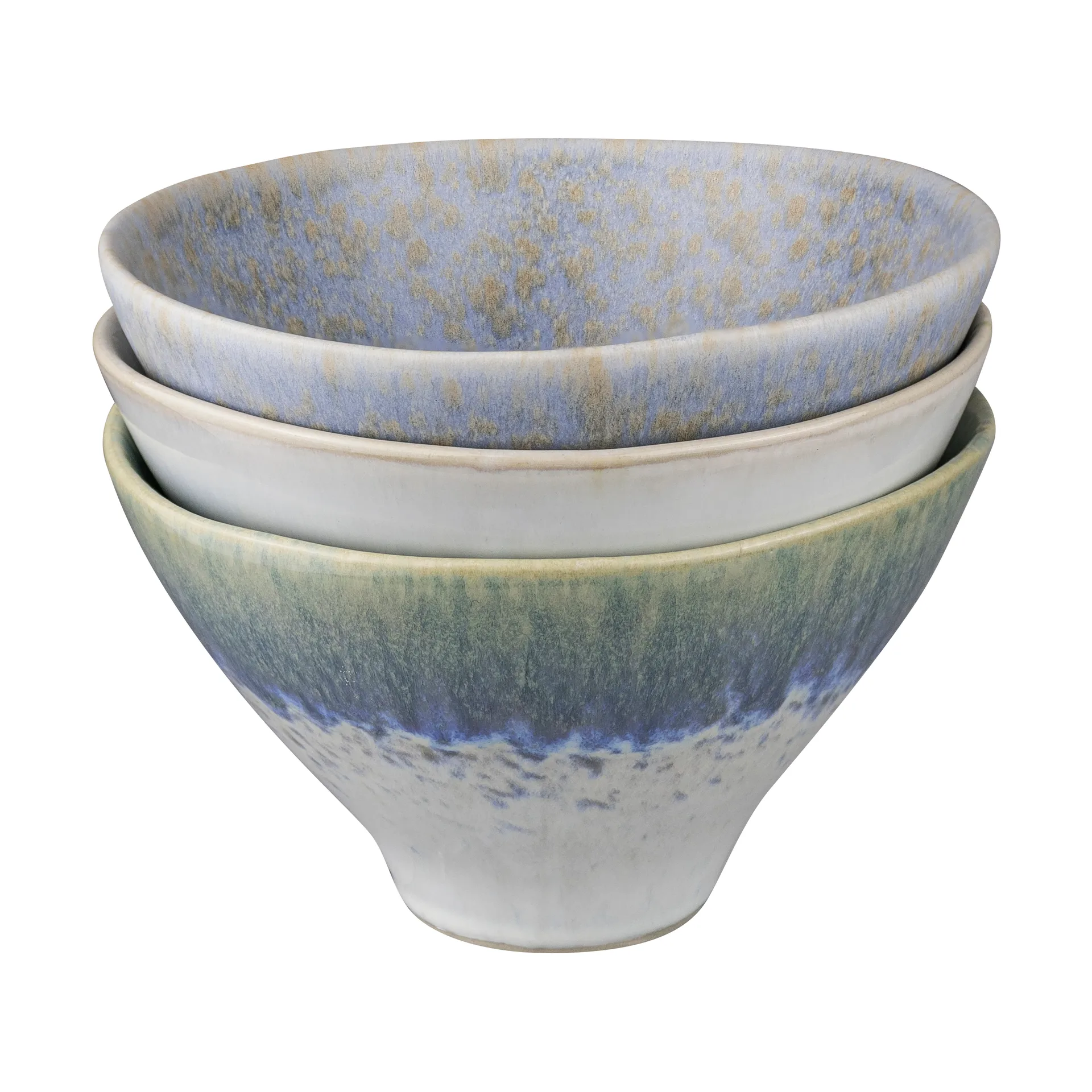 Elements bowl medium Ø15.5 cm 3 pieces, Blue Mette Ditmer