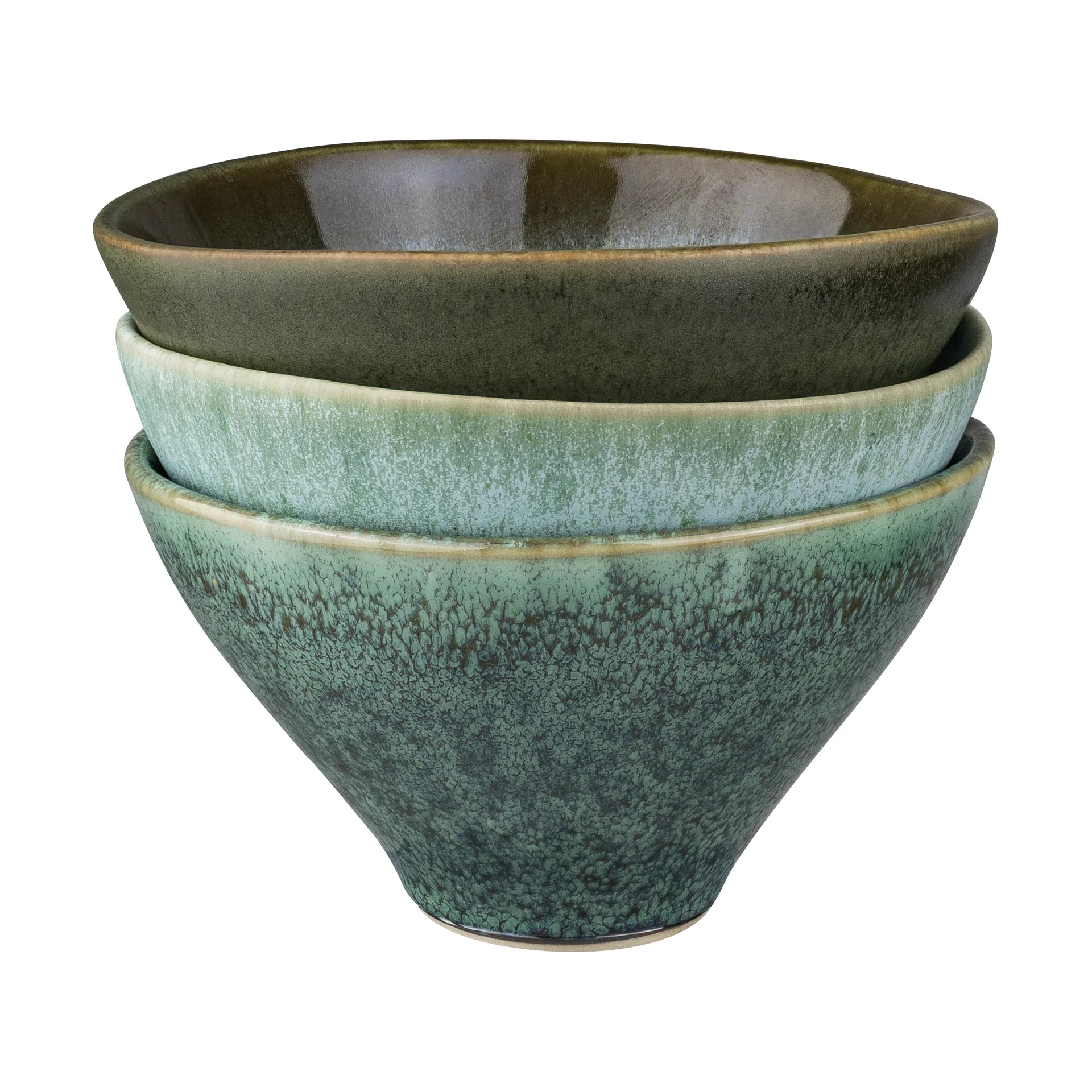 Elements bowl small Ø12 cm 3 pieces, Green Mette Ditmer