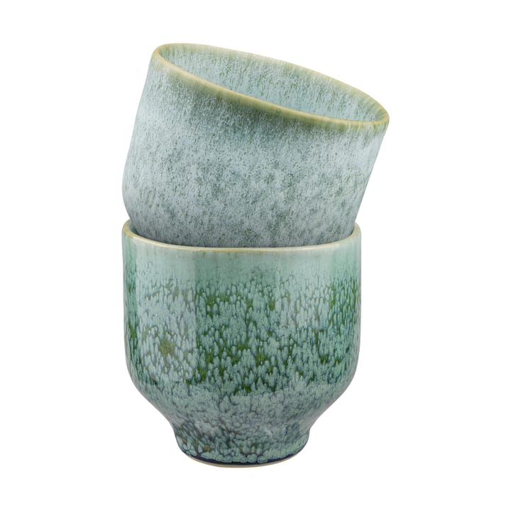 Elements mug 2-pack, Green Mette Ditmer