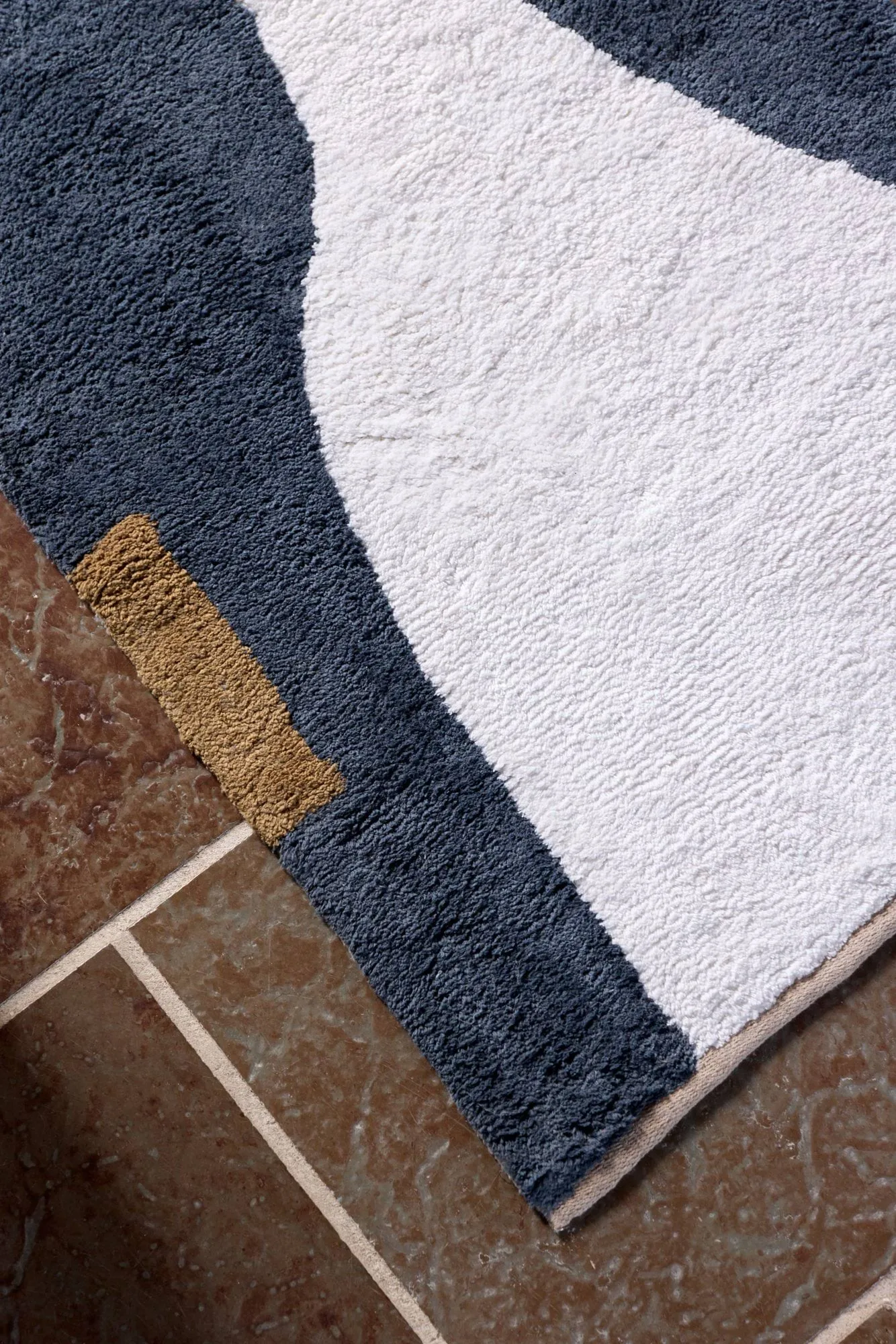 Figura mat rug, Grey-Beige, 50x80 cm Mette Ditmer