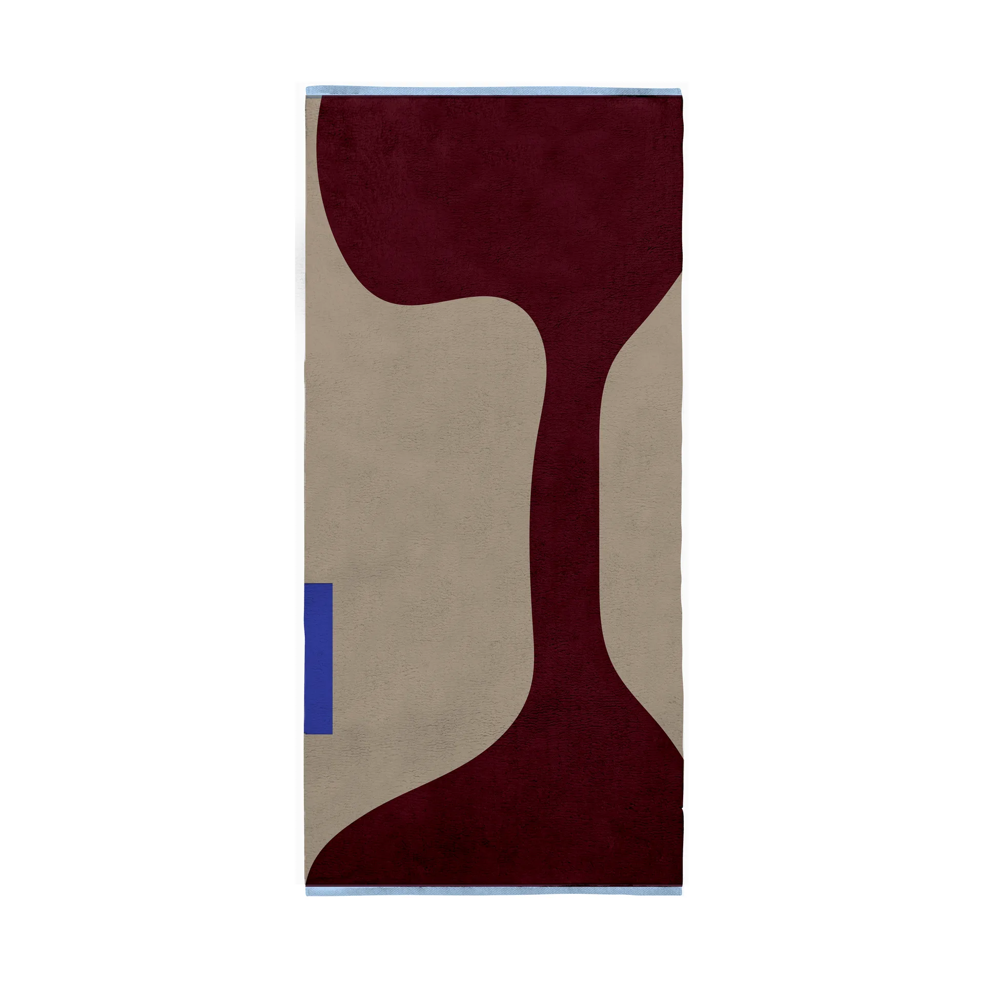 Figura mat rug, Red-Beige, 70x150 cm Mette Ditmer