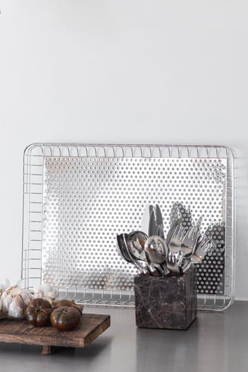 Lift tray 33.5x45.5 cm - Chrome - Mette Ditmer