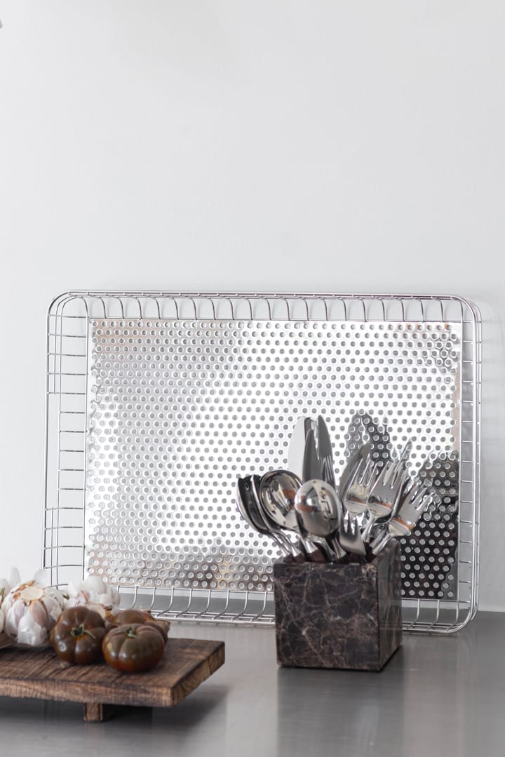 Lift tray 33.5x45.5 cm, Chrome Mette Ditmer