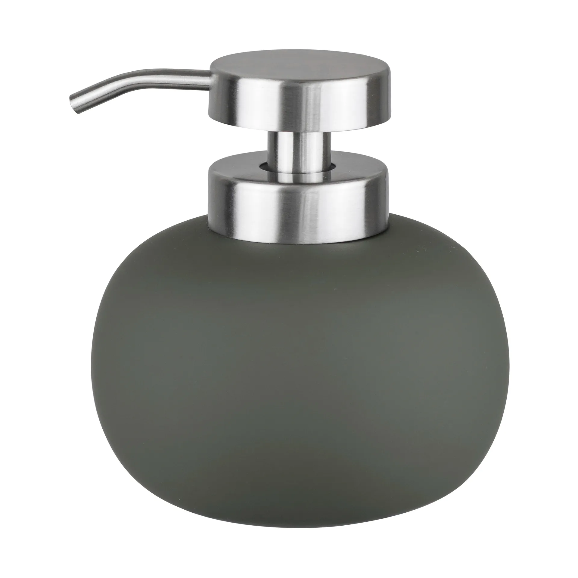 Lotus play soap pump low, incl. 2 pump heads, Dark olive Mette Ditmer