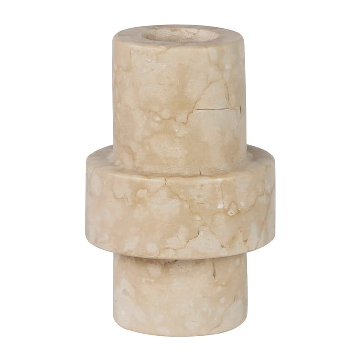 Marble candle holder 8.5 cm - Sand - Mette Ditmer