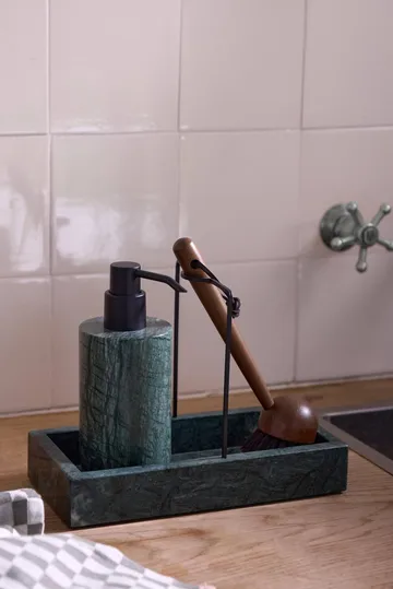 Marble sink organiser 12x23.5 cm - Green - Mette Ditmer