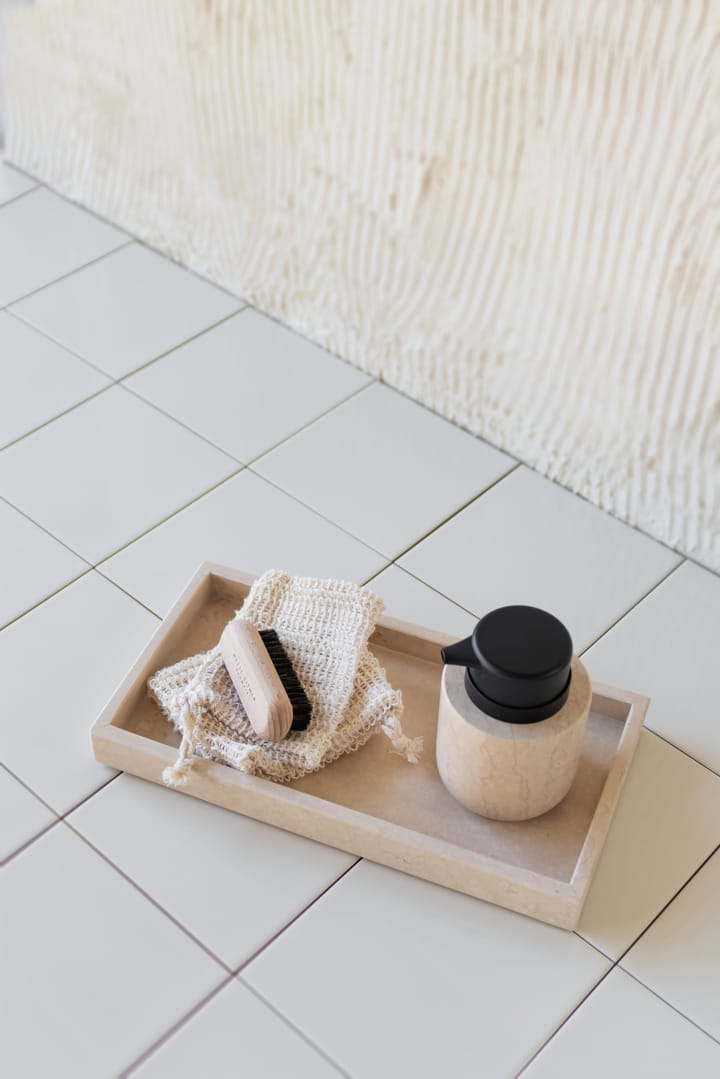 Marble soap dispenser 12.5 cm, Sand Mette Ditmer