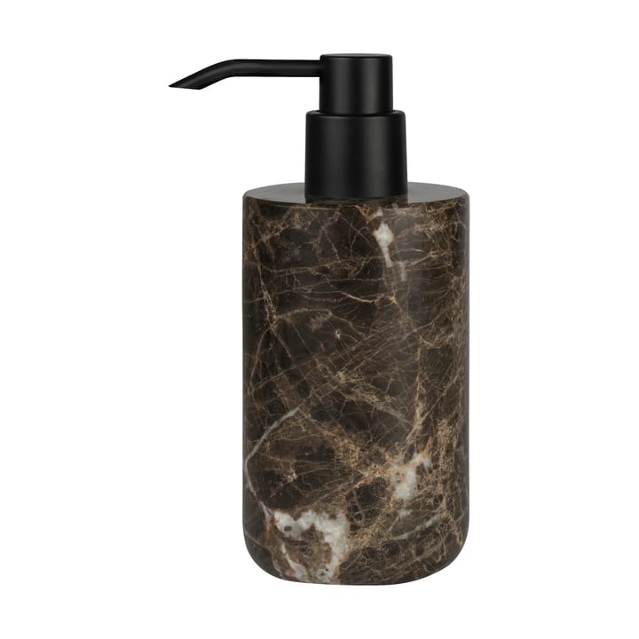 Marble soap dispenser 17.5 cm - Brown - Mette Ditmer