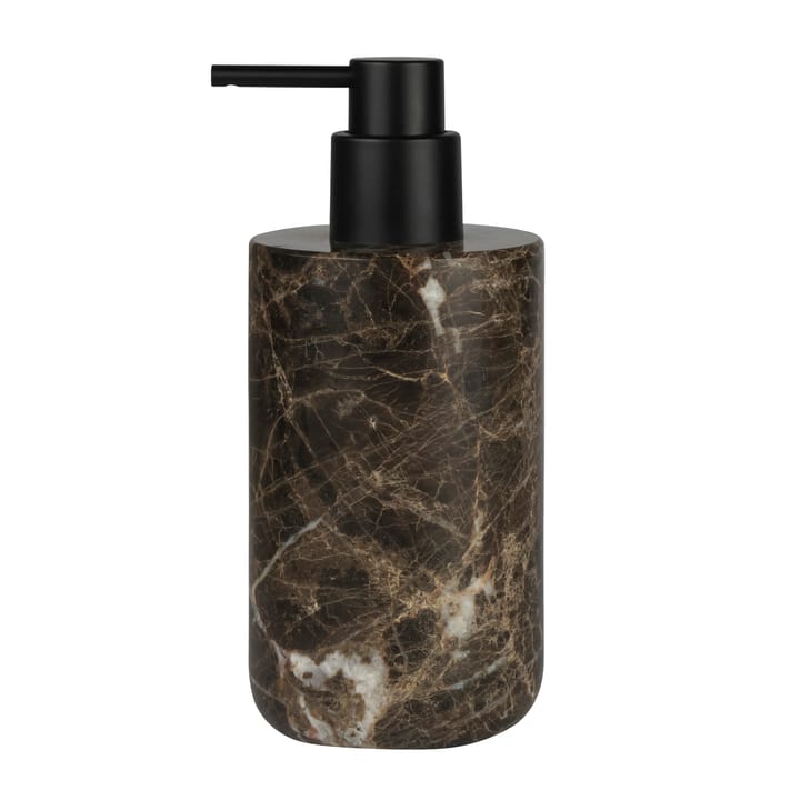 Marble soap dispenser 17.5 cm, Brown Mette Ditmer